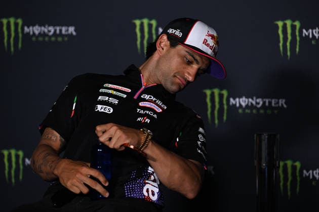 Ahead of MotoGP Catalonia Grand Prix BARCELONA, SPAIN - MAY 14: Jorge Martin of Aprilla Racing attends press conference, PK, Pressekonferenz ahead of the Catalonia Grand Prix, sixth round of the 2026 MotoGP World Championship, WM, Weltmeisterschaft held at the 4.66-kilometer Circuit de Barcelona-Catalunya in Barcelona, Spain on May 14, 2026. Burak Akbulut Anadolu Catalonia Spain. Editorial use only. Please get in touch for any other usage.  Copyright: x2026xAnadoluxBurakxAkbulutx