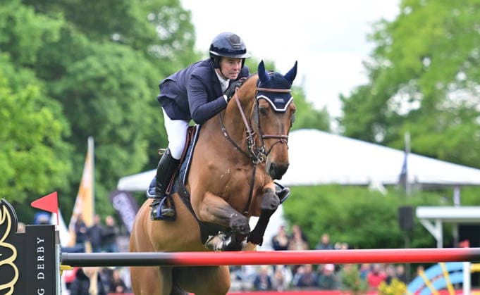 GER Al Shira aa German Jumping Dressage Derby Hamburg 14 05 2026, GER Al Shira aa German Jumping Dressage Derby Hamburg, Prize of Deutsche Vermögensberatung AG Championat von Hamburg, Al Shira aa CSI5 Tour in the picture winner Cian OÂ Connor IRL on Genghis Khan nordphotoxGmbH xWitke nph00002