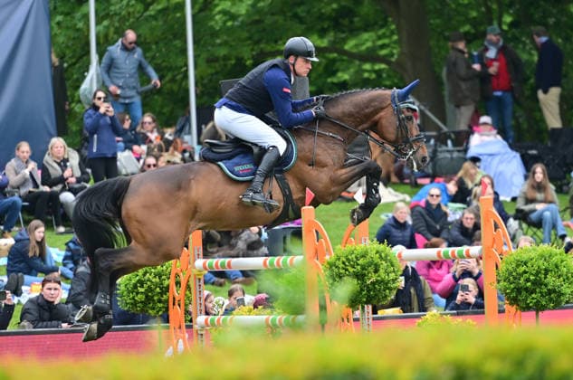 GER Al Shira aa German Show Jumping Dressage Derby Hamburg 14 05 2026, GER Al Shira aa German Show Jumping Dressage Derby Hamburg, Prize of Deutsche Vermögensberatung AG Championat von Hamburg, Al Shira aa CSI5 Tour pictured Mario Stevens GER on Starissa FRH nordphotoxGmbH xWitke nph00002