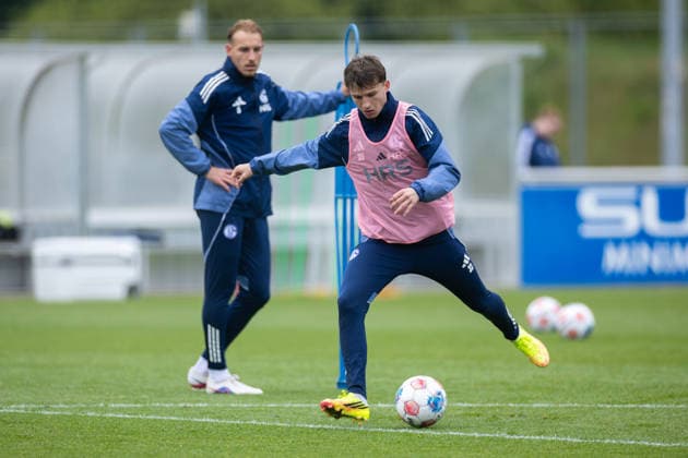14 05 2026, Football, Training of FC Schalke 04 Vitalie Becker FC Schalke 04 Gelsenkirchen Training ground FC Schalke 04 NRW Germany xRHR PHOTO YYx Copyright: RHR-FOTOx RHR-FOTO YY