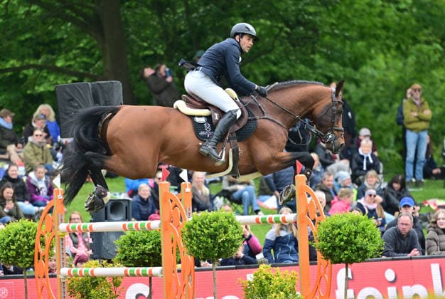 GER Al Shira aa German Jumping Dressage Derby Hamburg 14 05 2026, GER Al Shira aa German Jumping Dressage Derby Hamburg, Prize of Deutsche Vermögensberatung AG Championat von Hamburg, Al Shira aa CSI5 Tour in picture 3 place Arne van Heel NED on Keaton HV nordphotoxGmbH xWitke nph00002