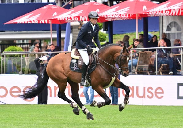 GER Al Shira aa German Jumping Dressage Derby Hamburg 14 05 2026, GER Al Shira aa German Jumping Dressage Derby Hamburg, Prize of Deutsche Vermögensberatung AG Championat von Hamburg, Al Shira aa CSI5 Tour in picture 3 place Arne van Heel NED on Keaton HV nordphotoxGmbH xWitke nph00002