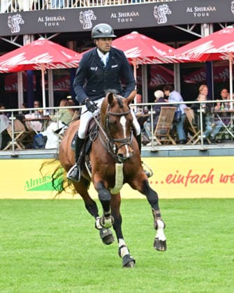 GER Al Shira aa German Jumping Dressage Derby Hamburg 14 05 2026, GER Al Shira aa German Jumping Dressage Derby Hamburg, Prize of Deutsche Vermögensberatung AG Championat von Hamburg, Al Shira aa CSI5 Tour in picture 3 place Arne van Heel NED on Keaton HV nordphotoxGmbH xWitke nph00002