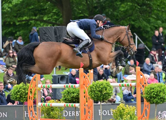 GER Al Shira aa German Jumping Dressage Derby Hamburg 14 05 2026, GER Al Shira aa German Jumping Dressage Derby Hamburg, Prize of Deutsche Vermögensberatung AG Championat von Hamburg, Al Shira aa CSI5 Tour in picture 2 place Edoard Schmitz SUI on Gamin vanÂ t Naastveldhof nordphotoxGmbH xWitke nph00002