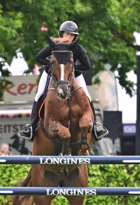 GER Al Shira aa German Show Jumping Dressage Derby Hamburg 14 05 2026, GER Al Shira aa German Show Jumping Dressage Derby Hamburg, Prize of Deutsche Vermögensberatung AG Championat von Hamburg, Al Shira aa CSI5 Tour pictured Sandra Auffarth GER on Quirici H nordphotoxGmbH xWitke nph00002
