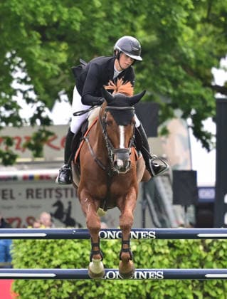 GER Al Shira aa German Show Jumping Dressage Derby Hamburg 14 05 2026, GER Al Shira aa German Show Jumping Dressage Derby Hamburg, Prize of Deutsche Vermögensberatung AG Championat von Hamburg, Al Shira aa CSI5 Tour pictured Sandra Auffarth GER on Quirici H nordphotoxGmbH xWitke nph00002