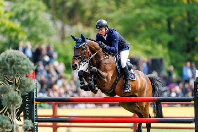HAMBURG Al Shira aa 95 German Jumping and Dressage DERBY 2026, HAMBURG Al Shira aa 95 German Jumping and Dressage DERBY 2026 STEVENS Mario GER , Starissa FRH CSI5 Championat of Hamburg Prize of Deutsche Vermögensberatung AG Al Shira aa CSI5 Tour CSI5 Int jumping competition over two rounds 1,55m Hamburg, Jenischpark, Derby Park Klein Flottbek 14 May 2026