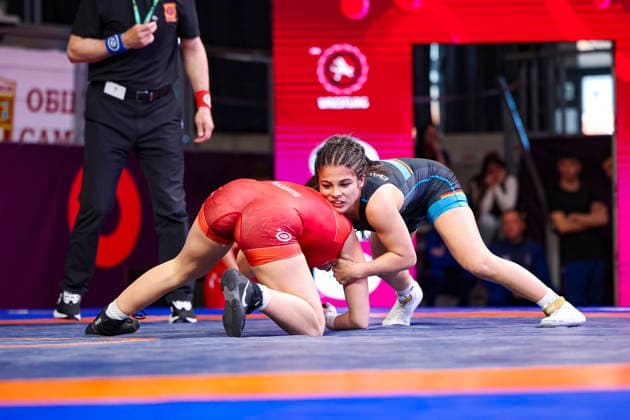 U17 Wrestling European Championships 49kg WW Madina Bayramova GER df Zuzanna Maja Ptak POL
