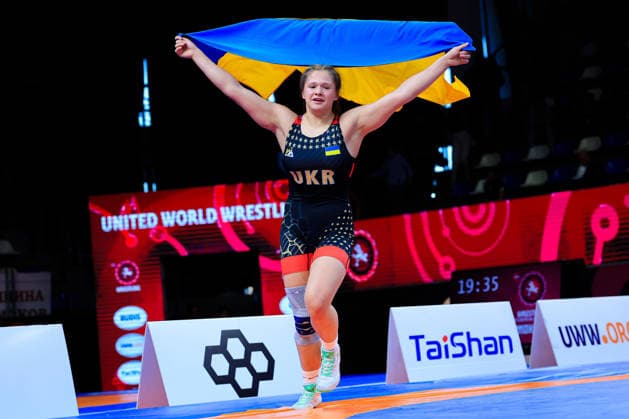 U17 Wrestling European Championships 73kg WW Solomiia Petriv UKR Copyright: xKostadinxAndonov xUnitedxWorldxWrestlingx Kostadin Andonov United World Wrestling