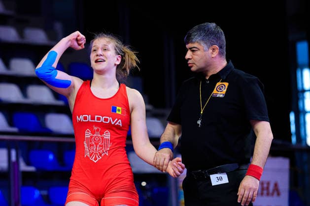 U17 Wrestling European Championships 65kg WW Margarita Lisita MDA Copyright: xKostadinxAndonov xUnitedxWorldxWrestlingx Kostadin Andonov United World Wrestling