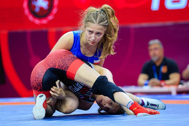 U17 Wrestling European Championships 46kg WW Julia Palka POL df Lara Blazekovic CRO Copyright: xKostadinxAndonov xUnitedxWorldxWrestlingx Kostadin Andonov United World Wrestling