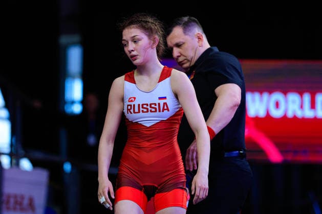 U17 Wrestling European Championships 46kg WW Alina Baranova RUS Copyright: xKostadinxAndonov xUnitedxWorldxWrestlingx Kostadin Andonov United World Wrestling
