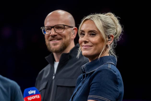 Darts BetMGM Premier League Sky Sports Darts presenter before Emma Paton before the BetMGM Premier League darts, at Utilita Arena, Birmingham, UK on 14 May 2026. Birmingham Utilita Arena Midlands UK Editorial use only , Copyright: xManjitxNarotrax PSI-24244-0003