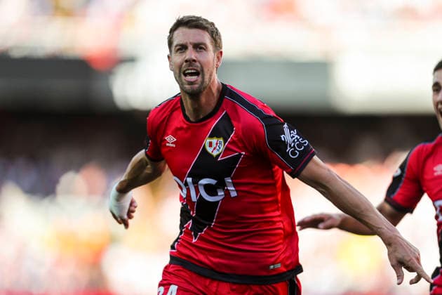 May 14, 2026, Valencia, Valencia, SPAIN: Florian Lejeune of Rayo Vallecano celebrates a goal during the Spanish league, LaLiga EA Sports, football match played between Valencia CF and Rayo Vallecano at Mestalla stadium on May 14, 2026, in Valencia, Spain. Valencia CF V Rayo Vallecano - LaLiga EA Sports  - ZUMAa181 20260514_zaa_a181_008 Copyright: xIvanxTerronx
