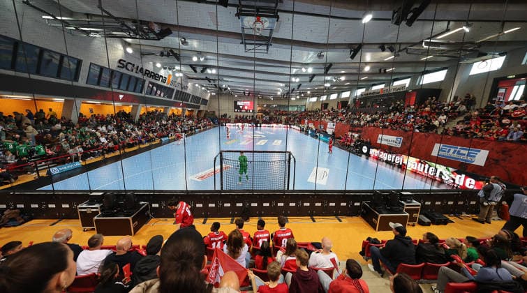 Stuttgart , Futsal Bundesliga Final German Championship Game 2 , TSV Weilimdorf vs HOT 05 Futsal , Overview Scharrena