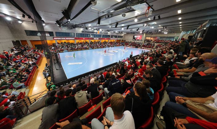 Stuttgart , Futsal Bundesliga Final German Championship Game 2 , TSV Weilimdorf vs HOT 05 Futsal , Overview Scharrena