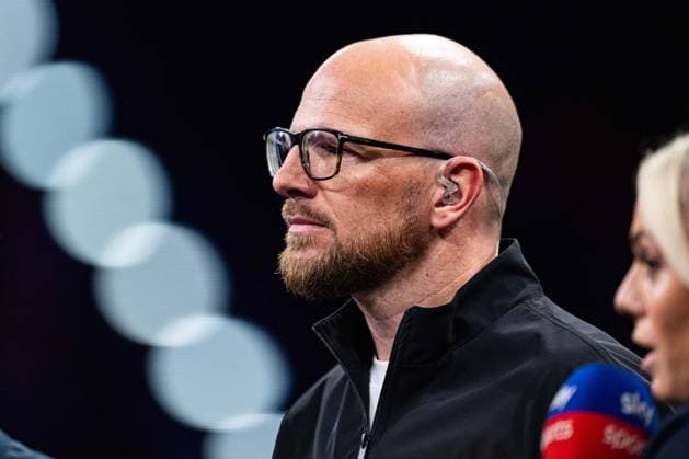 RECORD DATE NOT STATED 14th May 2026, Utilita Arena, Birmingham, Midlands, England; 2026 PDC Bet MGM Premier League Darts Night Fourteen; Mark Webster, former BDO World Champion now working for Sky Sports GodfreyxPitt