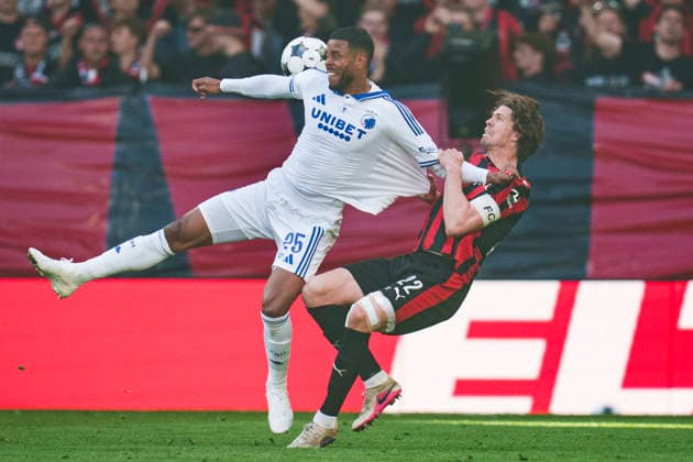 Oddset Cup FC Copenhagen FC Midtjylland FCK s Mathias Zanka Joergensen and FC Midtjylland s Mads Bech during the cup final between FC Copenhagen FC Midtjylland at Parken, Copenhagen on Thursday, May 14, 2026 Photo Liselotte Sabroe Ritzau Scanpix , Copenhagen Denmark  Copyright: Ritzau Scanpix LiselottexSabroex spdk20260514-180031-L