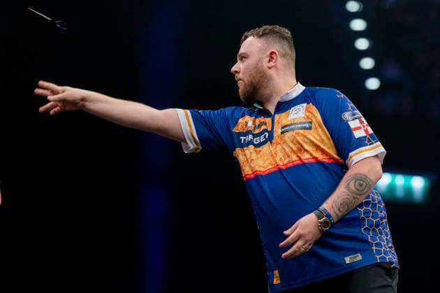 2026 BetMGM Premier League Darts, Night 15, Birmingham Josh Rock throws during the 2026 BetMGM Premier League Darts, Night 15 at the Utilita Arena, Birmingham, England on 14 May 2026 Credit: Alex Young Every Second Media Editorial use only. All images are copyright Every Second Media Limited. No images may be reproduced without prior permission. Copyright: xIMAGO EveryxSecondxMediax ESM-1992-0003 AlexxYoungx xEveryxSecondxMediax