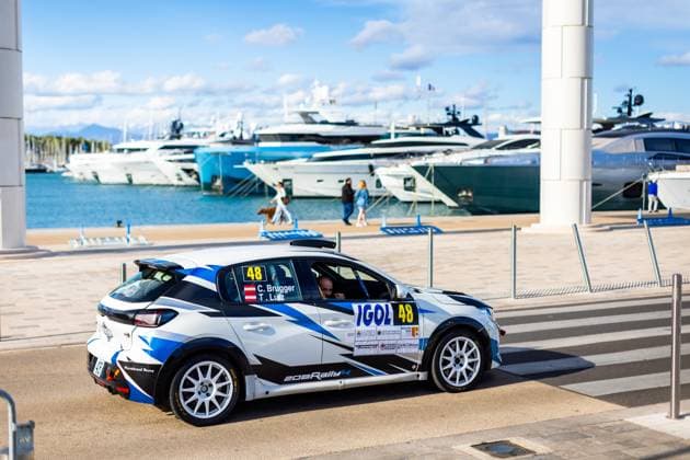 AUTO - RALLYE D™ANTIBES - COTE D™AZUR 2026 48 BRUGGER Christoph, LUTZ Tamara, Peugeot 208 Rally4, ambiance during the Rallye d™Antibes 2026 - CÃ te d™Azur, 3rd round of the Championnat de France des Rallyes 2026, from May 16 to 17, 2026 in Antibes, France - AntibesFrance  Copyright: xBastienxRouxx