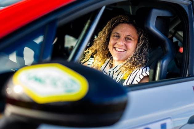AUTO - RALLYE D™ANTIBES - COTE D™AZUR 2026 VIANO Allison, BOU-MEUNIER Christelle, Renault Clio Rally3, portrait during the Rallye d™Antibes 2026 - CÃ te d™Azur, 3rd round of the Championnat de France des Rallyes 2026, from May 16 to 17, 2026 in Antibes, France - AntibesFrance  Copyright: xBastienxRouxx