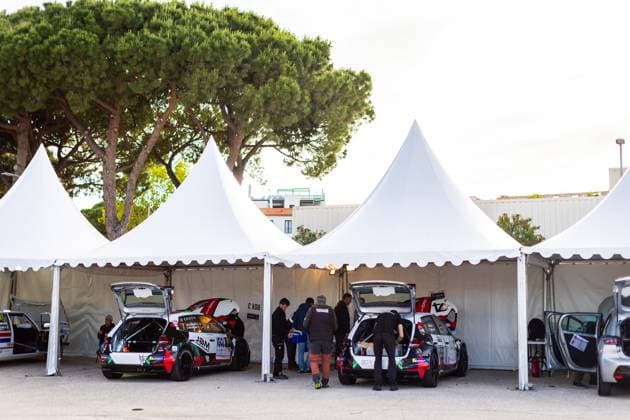 AUTO - RALLYE D™ANTIBES - COTE D™AZUR 2026 07 FRANCESCHI Jean-Baptiste, ESCARTEFIGUE Jules, Skoda Fabia RS Rally2, 11 MELLA Stefano, PEZZOLI Francescho, Skoda Fabia RS Rally2, ambiance during the Rallye d™Antibes 2026 - CÃ te d™Azur, 3rd round of the Championnat de France des Rallyes 2026, from May 16 to 17, 2026 in Antibes, France - AntibesFrance Copyright: xBastienxRouxx