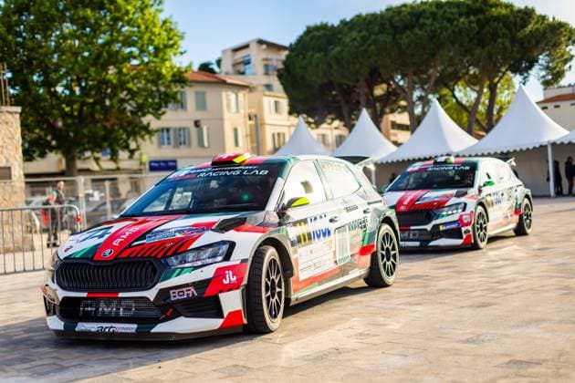 AUTO - RALLYE D™ANTIBES - COTE D™AZUR 2026 11 MELLA Stefano, PEZZOLI Francescho, Skoda Fabia RS Rally2, ambiance during the Rallye d™Antibes 2026 - CÃ te d™Azur, 3rd round of the Championnat de France des Rallyes 2026, from May 16 to 17, 2026 in Antibes, France - AntibesFrance  Copyright: xBastienxRouxx