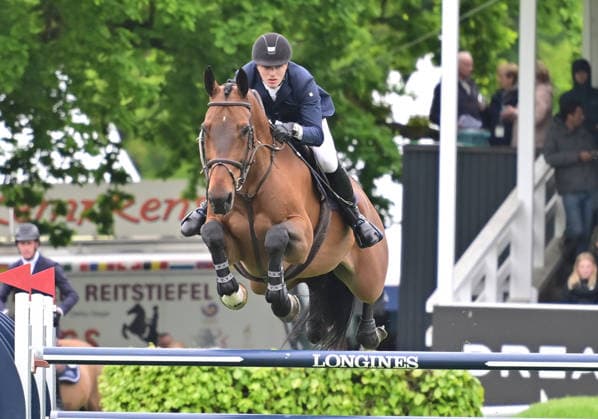GER Al Shira aa German Jumping Dressage Derby Hamburg 14 05 2026, GER Al Shira aa German Jumping Dressage Derby Hamburg, Prize of Deutsche Vermögensberatung AG Championat von Hamburg, Al Shira aa CSI5 Tour in picture 2 place Edouard Schmitz SUI on Gamin vanÂ t Naastveldhof nordphotoxGmbH xWitke nph00002