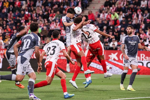 May 14, 2026, Girona, Girona, SPAIN: Jon Martin of Real Sociedad in action during the Spanish league, LaLiga EA Sports, football match played between Girona FC and Real Sociedad at Montilivi stadium on May 14, 2026 in Girona, Spain. Girona FC V Real Sociedad - LaLiga EA Sports  - ZUMAa181 20260514_zaa_a181_043 Copyright: xJavierxBorregox