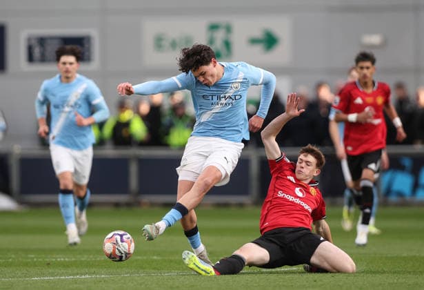Football, FA Youth Cup, Manchester City U18 - Manchester United U18
