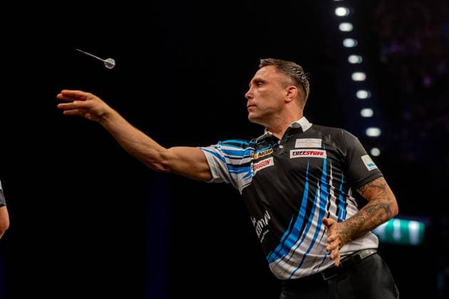 Darts BetMGM Premier League Gerwyn Price during the BetMGM Premier League darts, at Utilita Arena, Birmingham, UK on 14 May 2026. Birmingham Utilita Arena Midlands UK Editorial use only , Copyright: xManjitxNarotrax PSI-24244-0005
