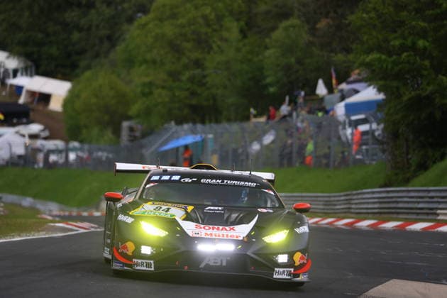 84 Mirko Bortolotti ITA Luca Engstler GER Patric Niederhauser CHF , Lamborghini Huracan GT3 EVO2, Abt Sportsline GER GER, Motorsport, 54 ADAC Ravenol 24H Rennen Nuerburgring 2025, Qualifying, Thursday, Nuerburg, 14 05 2026 GER, Motorsport, 54 ADAC Ravenol 24H Rennen Nuerburgring 2025, Qualifying, Thursday, Nuerburg, 14 05 2026 Nuerburg Copyright: xEibner-Pressefoto JuergenxAugstx EP_JAT