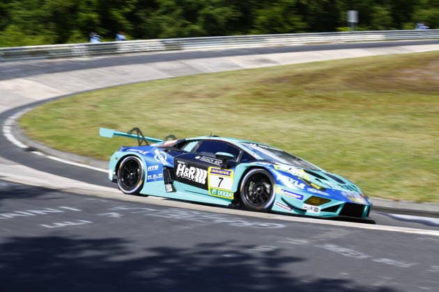 7 Pavel Lefterov BUL Christian Engelhart GER Maximilian Paul GER Patricia Stalidzane Muenchen LAT , Lamborghini Huracan GT3 Evo 2, Team Konrad Motorsport GER GER, Motorsport, 54 ADAC Ravenol 24H Rennen Nuerburgring 2025, Qualifying, Thursday, Nuerburg, 14 05 2026 GER, Motorsport, 54 ADAC Ravenol 24H Rennen Nuerburgring 2025, Qualifying, Thursday, Nuerburg, 14 05 2026 Nuerburg Copyright: xEibner-Pressefoto JuergenxAugstx EP_JAT