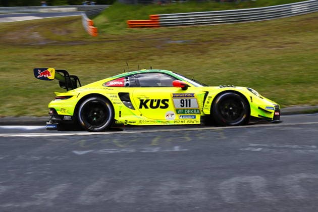 911 Kevin Estre FRA Thomas Preining AUT Ayhancan Gueven TUR Matt Campell AUS , Porsche 911 GT3 R, Team Manthey Racing GER GER, Motorsport, 54 ADAC Ravenol 24H Rennen Nuerburgring 2025, Qualifying, Thursday, Nuerburg, 14 05 2026 GER, Motorsport, 54 ADAC Ravenol 24H Rennen Nuerburgring 2025, Qualifying, Thursday, Nuerburg, 14 05 2026 Nuerburg Copyright: xEibner-Pressefoto JuergenxAugstx EP_JAT