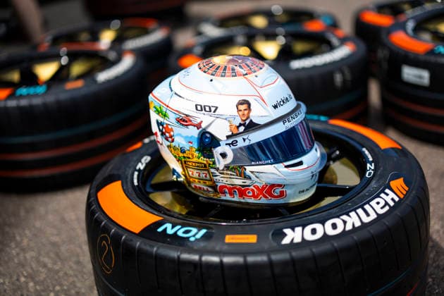 2026 FORMULA E MONACO ePRIX GUNTHER Maximilian (ger), DS Penske, DS E-Tense FE25, portrait, Monaco special helmet during the Monaco ePrix, 9th and 10th round of the 2025-26 ABB FIA Formula E World Championship, WM, Weltmeisterschaft on the Circuit de Monaco from Mai 16 to 17, 2026 in Monte-Carlo, Monaco - Monte-CarloMonaco  Copyright: xJULIENxDELFOSSEx