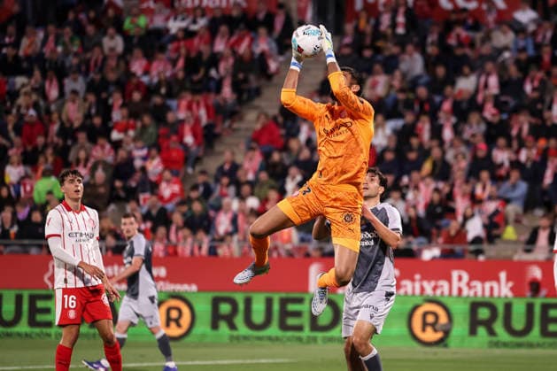 May 14, 2026, Girona, Girona, SPAIN: Paulo Gazzaniga of Girona FC in action during the Spanish league, LaLiga EA Sports, football match played between Girona FC and Real Sociedad at Montilivi stadium on May 14, 2026 in Girona, Spain. Girona SPAIN - ZUMAa181 20260514_zaa_a181_075 Copyright: xJavierxBorregox