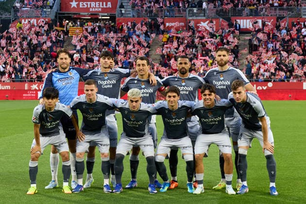 ESP LaLiga EA Sports Girona FC v Real Sociedad Squad of Girona during LaLiga EA Sports, between Girona FC v Real Sociedad played at Montilivi Stadium, Girona on May 14th, 2026 in Spain Girona ESTADIO MONTILIVI CATALUNYA Spain Futbol Copyright: xEddyxKelelex xAgenciaxLOFx