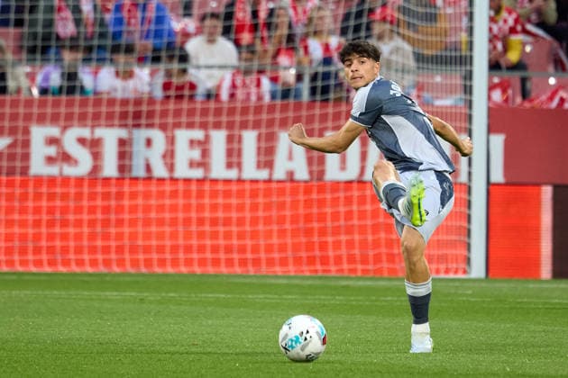 ESP LaLiga EA Sports Girona FC v Real Sociedad Jon Gorrotxategi of Real Sociedad in action during LaLiga EA Sports, between Girona FC v Real Sociedad played at Montilivi Stadium, Girona on May 14th, 2026 in Spain Girona ESTADIO MONTILIVI CATALUNYA Spain Football Copyright: xEddyxKelelex xAgenciaxLOFx