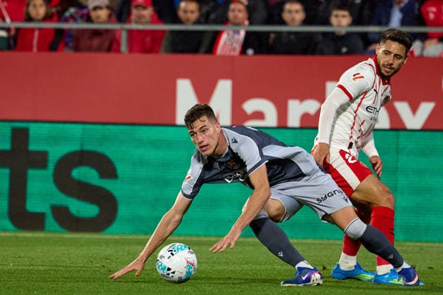 ESP LaLiga EA Sports Girona FC v Real Sociedad Luka Sucic of Real Sociedad in action during LaLiga EA Sports, between Girona FC v Real Sociedad played at Montilivi Stadium, Girona on May 14th, 2026 in Spain Girona ESTADIO MONTILIVI CATALUNYA Spain Football Copyright: xEddyxKelelex xAgenciaxLOFx