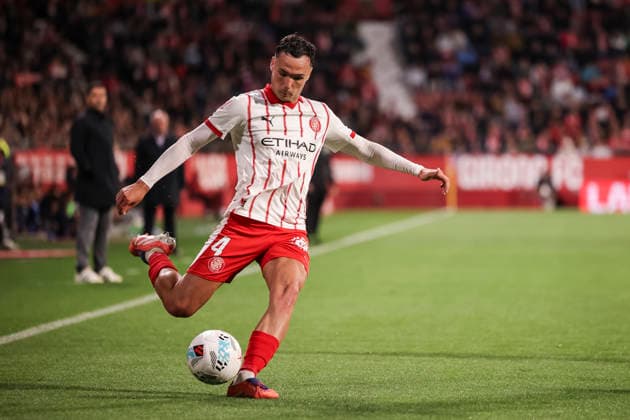 May 14, 2026, Girona, Girona, SPAIN: Arnau Martinez of Girona FC in action during the Spanish league, LaLiga EA Sports, football match played between Girona FC and Real Sociedad at Montilivi stadium on May 14, 2026 in Girona, Spain. Girona FC V Real Sociedad - LaLiga EA Sports  - ZUMAa181 20260514_zaa_a181_139 Copyright: xJavierxBorregox