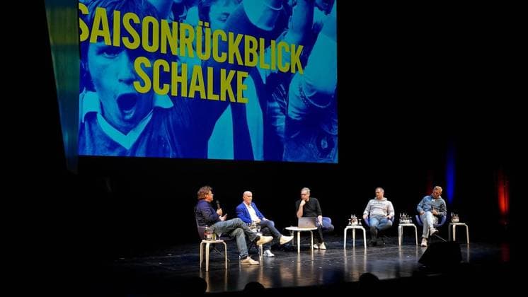 Football, Bundesliga 2, FC Schalke 04, season review with the football magazine 11 Freunde