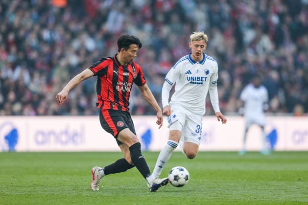 FC Copenhagen v FC Midtjylland, Oddset Cup final 2026, Copenhagen, Denmark Copenhagen, Denmark. 14th, May 2026. Lee Han-beom (3) of FC Midtjylland seen during the 2026 Oddset Cup final between FC Copenhagen and FC Midtjylland at Parken in Copenhagen. Denmark, Copenhagen  Copyright: xGonzalesxPhoto RunexMathiesenx
