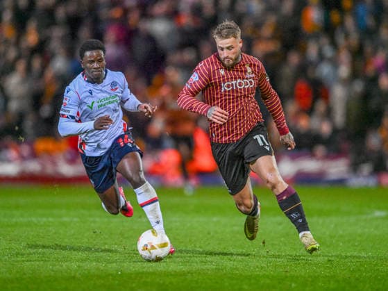 Bradford City v Bolton Wanderers Sky Bet League 1 Stephen Humphrys of Bradford City the Sky Bet League 1 Play-Off Semi-Final Second Leg match at the University of Bradford Stadium, Bradford 14 05 2026 UK Newspapers OUT Copyright: xKarlxVallantinex FIL-23430-0054