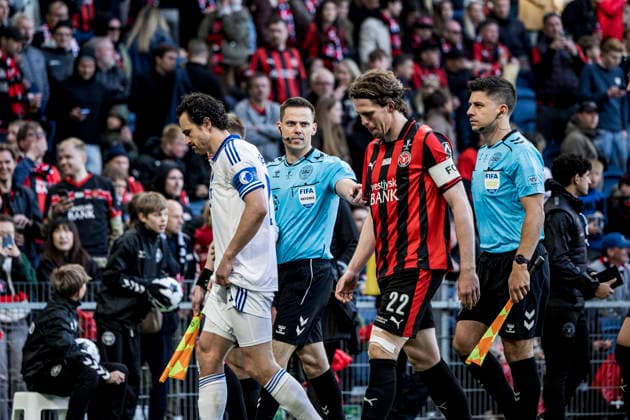 FC Copenhagen v FC Midtjylland, Oddset Cup final 2026, Copenhagen, Denmark Copenhagen, Denmark. 14th, May 2026. Referee Lasse Graagaard seen during the 2026 Oddset Cup final between FC Copenhagen and FC Midtjylland at Parken in Copenhagen. Denmark, Copenhagen  Copyright: xGonzalesxPhoto LassexLagonix