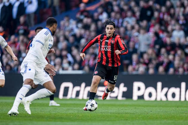 FC Copenhagen v FC Midtjylland, Oddset Cup final 2026, Copenhagen, Denmark Copenhagen, Denmark. 14th, May 2026. Aral Simsir (58) of FC Midtjylland seen during the 2026 Oddset Cup final between FC Copenhagen and FC Midtjylland at Parken in Copenhagen. Denmark, Copenhagen  Copyright: xGonzalesxPhoto LassexLagonix