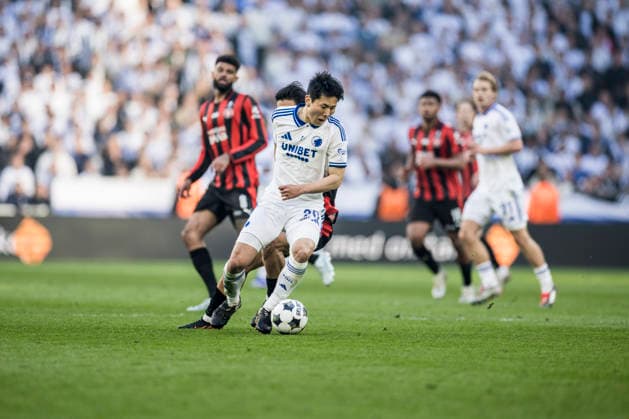 FC Copenhagen v FC Midtjylland, Oddset Cup final 2026, Copenhagen, Denmark Copenhagen, Denmark. 14th, May 2026. Junnosuke Suzuki (20) of FC Copenhagen seen during the 2026 Oddset Cup final between FC Copenhagen and FC Midtjylland at Parken in Copenhagen. Denmark, Copenhagen  Copyright: xGonzalesxPhoto LassexLagonix