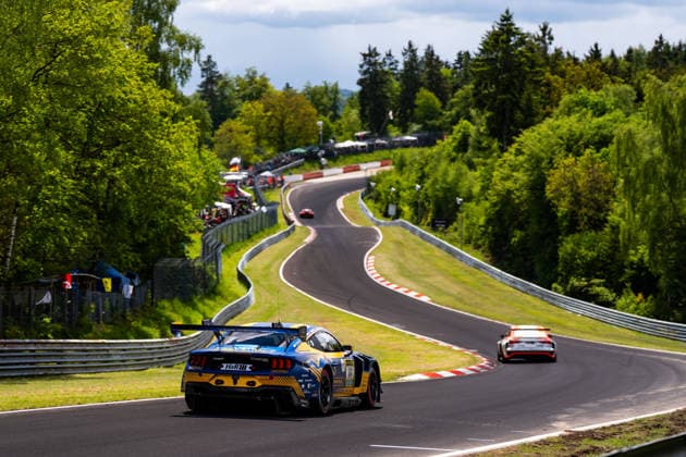 54. ADAC RAVENOL 24h Nürburgring 2026 64 Ford Mustang GT3, HRT Ford Racing: Dennis Olsen, Christopher Mies, Frederic Vervisch, Arjun Maini - picture by Gruppe C Photography Nürburg Nürburgring Rheinland-Pfalz Germany Copyright: xGruppexCxPhotographyx