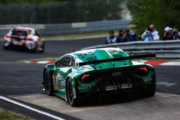 54. ADAC RAVENOL 24h Nürburgring 2026 130 Lamborghini Huracan GT3 EVO2, Red Bull Team ABT: Marco Mapelli, Nicky Catsburg, Nicholas Yelloly - picture by Gruppe C Photography Nürburg Nürburgring Rheinland-Pfalz Germany Copyright: xGruppexCxPhotographyx