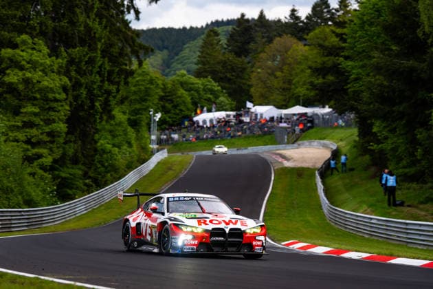 54. ADAC RAVENOL 24h Nürburgring 2026 99 BMW M4 GT3 EVO, ROWE RACING: Dan Harper, Max Hesse, Sheldon van der Linde, Dries Vanthoor - picture by Gruppe C Photography Nürburg Nürburgring Rheinland-Pfalz Germany Copyright: xGruppexCxPhotographyx
