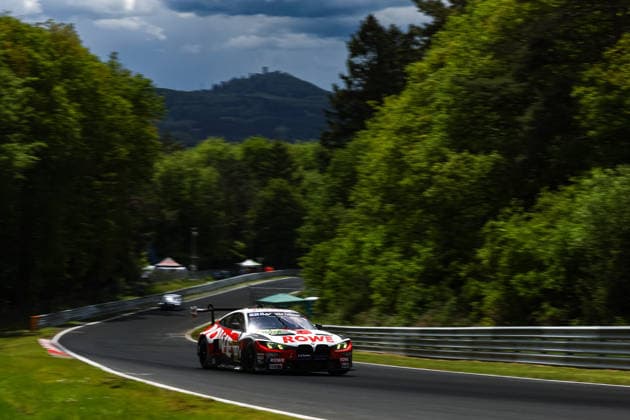 54. ADAC RAVENOL 24h Nürburgring 2026 99 BMW M4 GT3 EVO, ROWE RACING: Dan Harper, Max Hesse, Sheldon van der Linde, Dries Vanthoor - picture by Gruppe C Photography Nürburg Nürburgring Rheinland-Pfalz Germany Copyright: xGruppexCxPhotographyx
